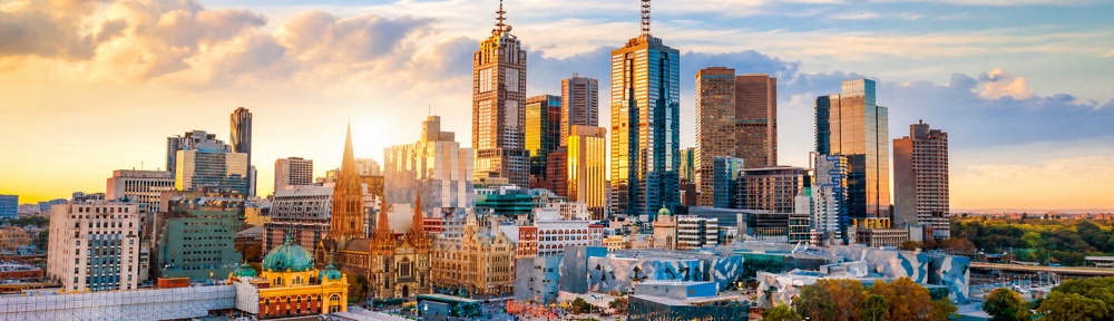 Melbourne skyline, Australia